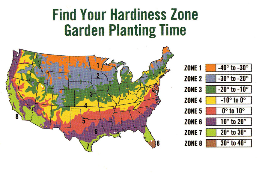 Plant Hardiness Zone Greenhouse Information, What Landscape Zone Am I In